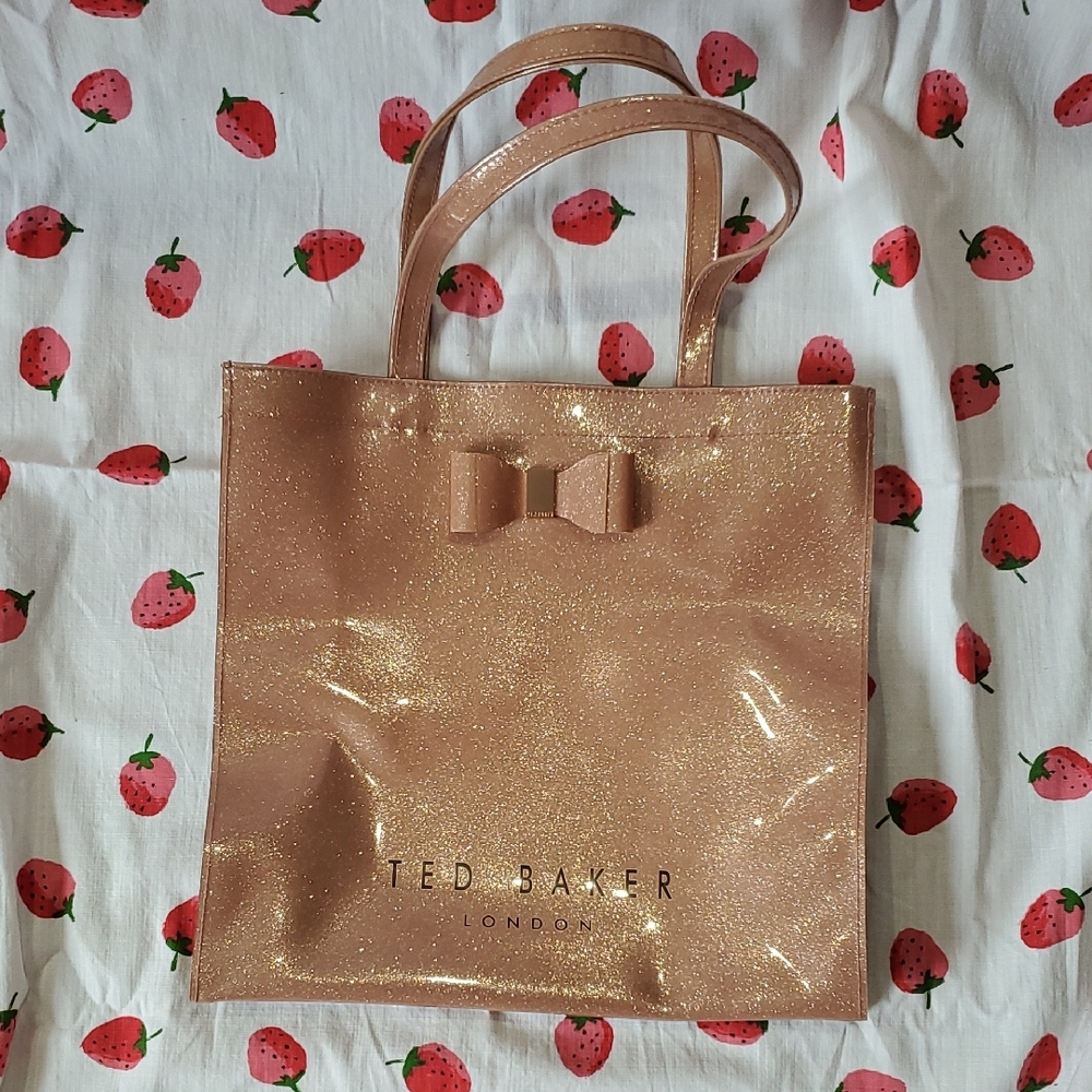Ted Baker Gold Tote Bag